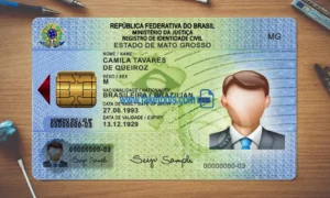 Brazil ID Card Template PSD | High-Quality & Editable