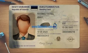 Estonia ID Card Template PSD | High-Quality & Editable