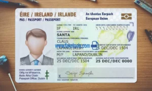 Ireland ID Card Template PSD | High-Quality & Editable
