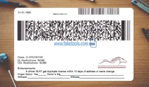 Kentucky Drivers License template PSD | High-Quality & Editable