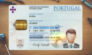 Portugal ID Card Template PSD | High-Quality & Editable