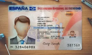 Spain ID Card Template PSD | High-Quality & Editable