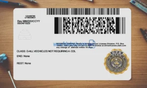 Utah Drivers License template PSD | High-Quality & Editable