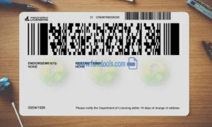 Washington Drivers License template PSD | High-Quality & Editable