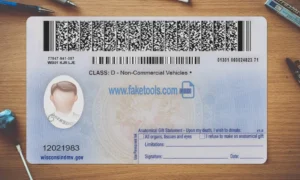 Wisconsin Drivers License template PSD | High-Quality & Editable