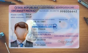 Czech Republic ID Card Template PSD | High-Quality & Editable