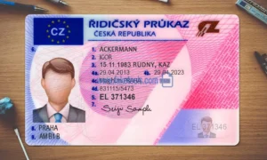 👉Czech Republic Drivers License Template PSD | High-Quality & Editable