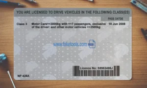 Singapore Drivers License template PSD | High-Quality & Editable