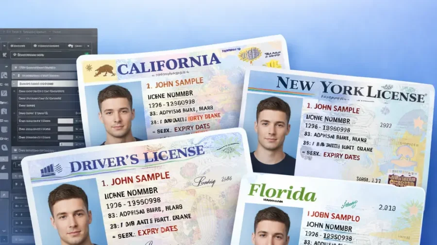 drivers license template